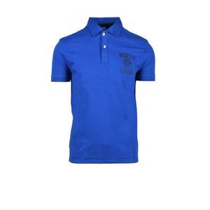 North Sails Blue Cotton Polo Men's Shirt